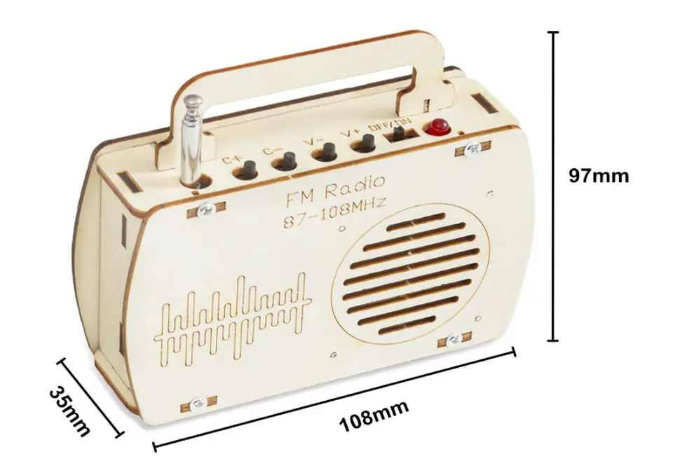 Juguete Radio FM Armable Educativo Didactico 4