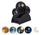 Poyector Mini De Planetas Tierra Luna Estrella Recargable Negro - Miniatura 2