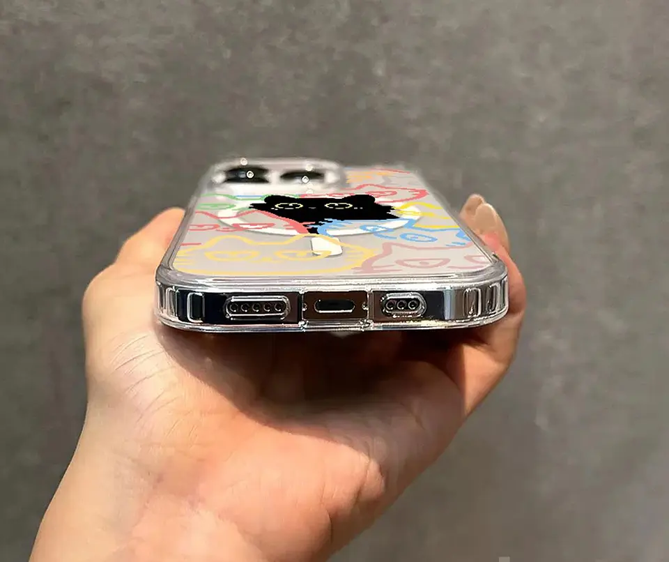 Carcasa Diseño Gatitos Para iPhone (todos Los Modelos) Transparente iPhone 13 - 14 4