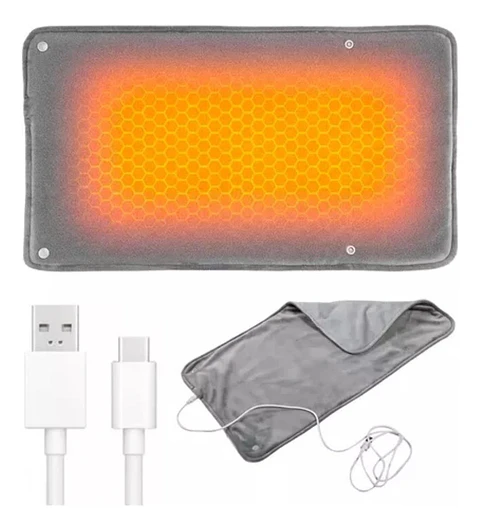 Almohadilla Manta Cama Calienta Pie Manos Espalda Usb 5v