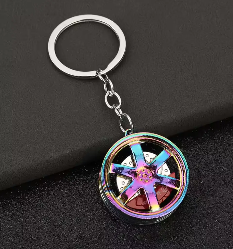 llavero tornasol llanta de regalo tunning 1