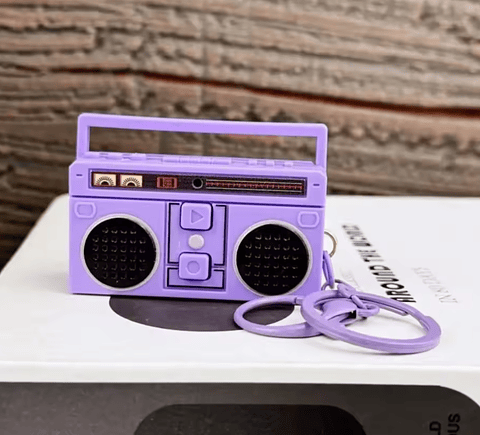 Llavero grabadora radio para recordar compras