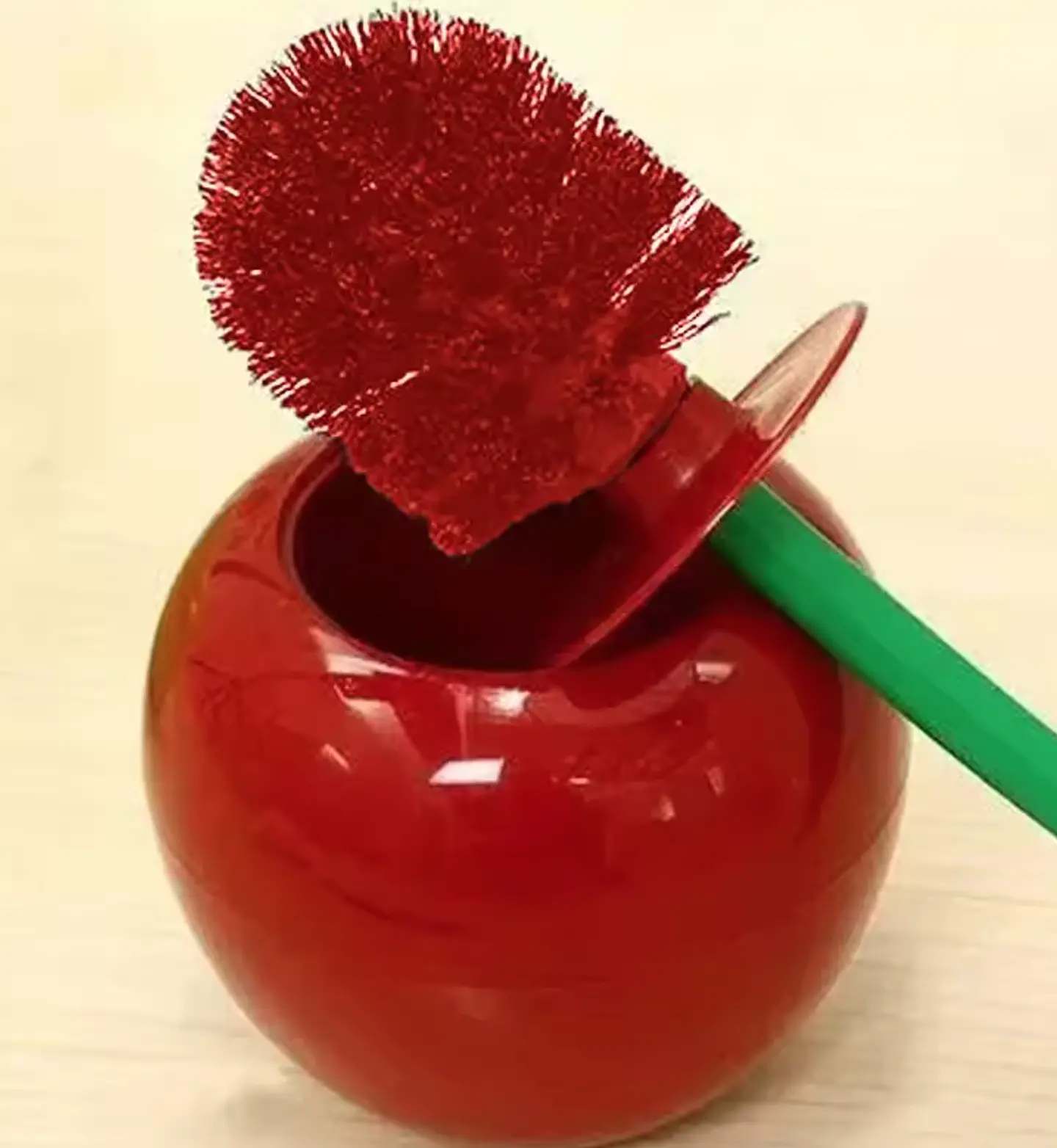 Escobilla cepillo para wc water , con diseño guinda 2