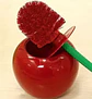 Escobilla cepillo para wc water , con diseño guinda - Miniatura 2