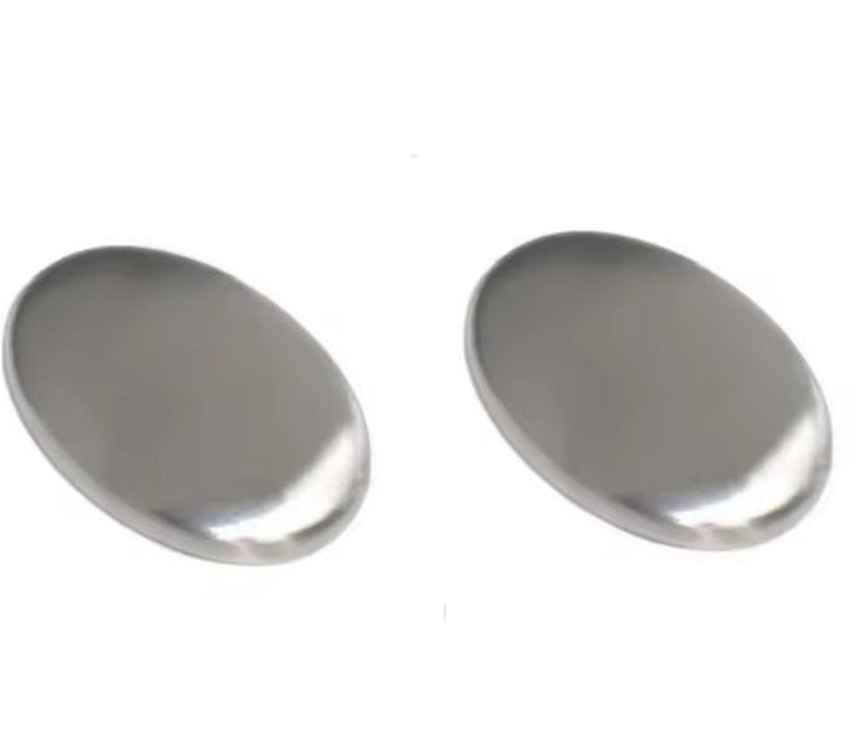 dos 2 Barras De Jabón De Acero Inoxidable 4