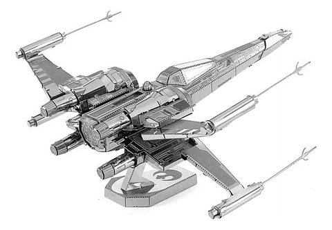 Poe Dameron's X-wing Fighter Puzzle 3d Star Wars Metal Earth