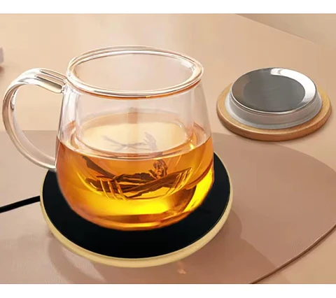 Posavasos Calentador De Tazas Con Puerto Usb