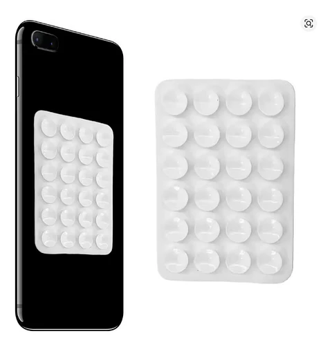 Funda Ventosa Universal Para iPhone, Samsung Y Xiaomi Blanco Ventosa