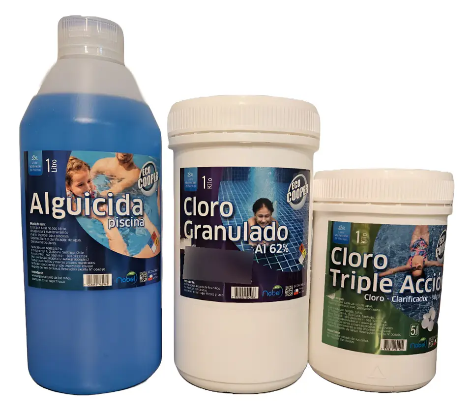 Pack mantencion piscina para todo tipo 1