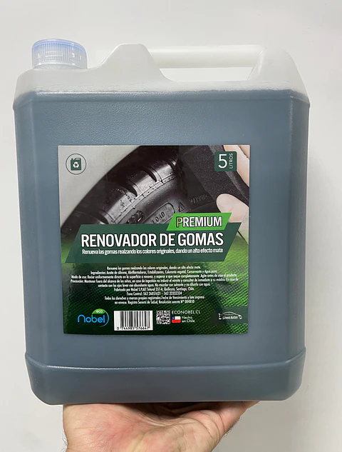 renovador neumatico premium 5l para llantas y neumaticos