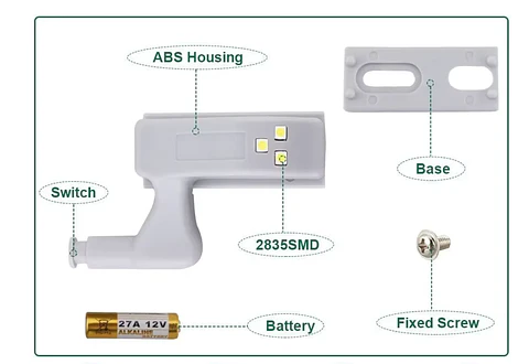 Luces Para Bisagra Oscuridad Mueble