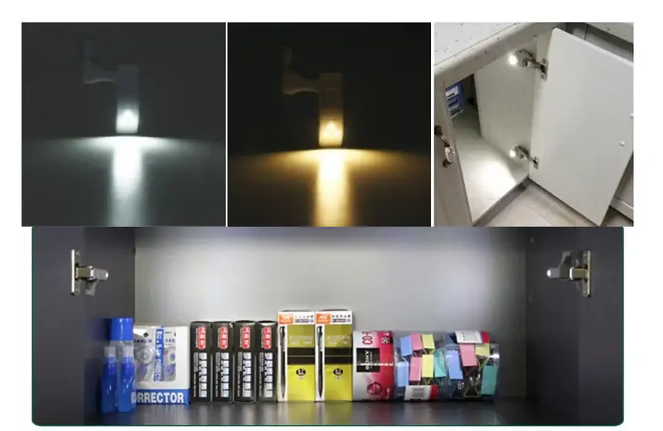Luces Para Bisagra Oscuridad Mueble 3