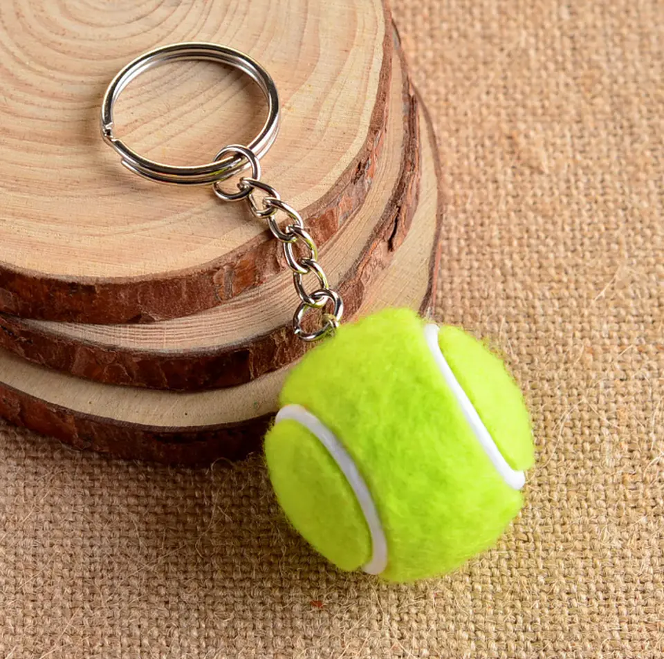 llavero de tenis para amantes de regalo 6