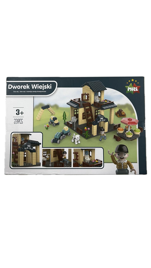 Bloque de Construccion Juguete Para Armar Casa Patio