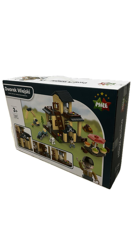 Bloque de Construccion Juguete Para Armar Casa Patio