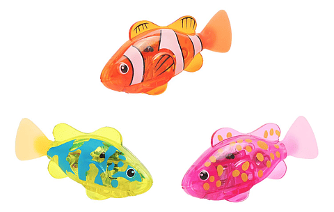 Pack Juguete De Pez Robot Interactivo De Pez Gato Y Niño