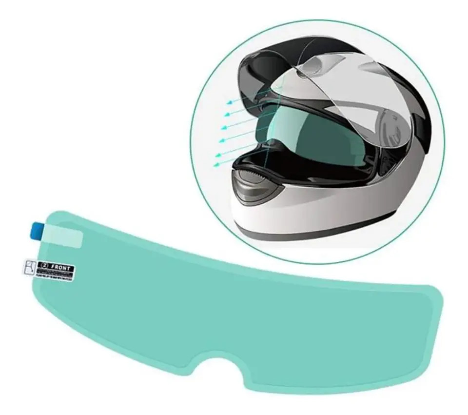 Pinlock Antiempañante Para Casco De Moto Antiparra Etc Agua 1