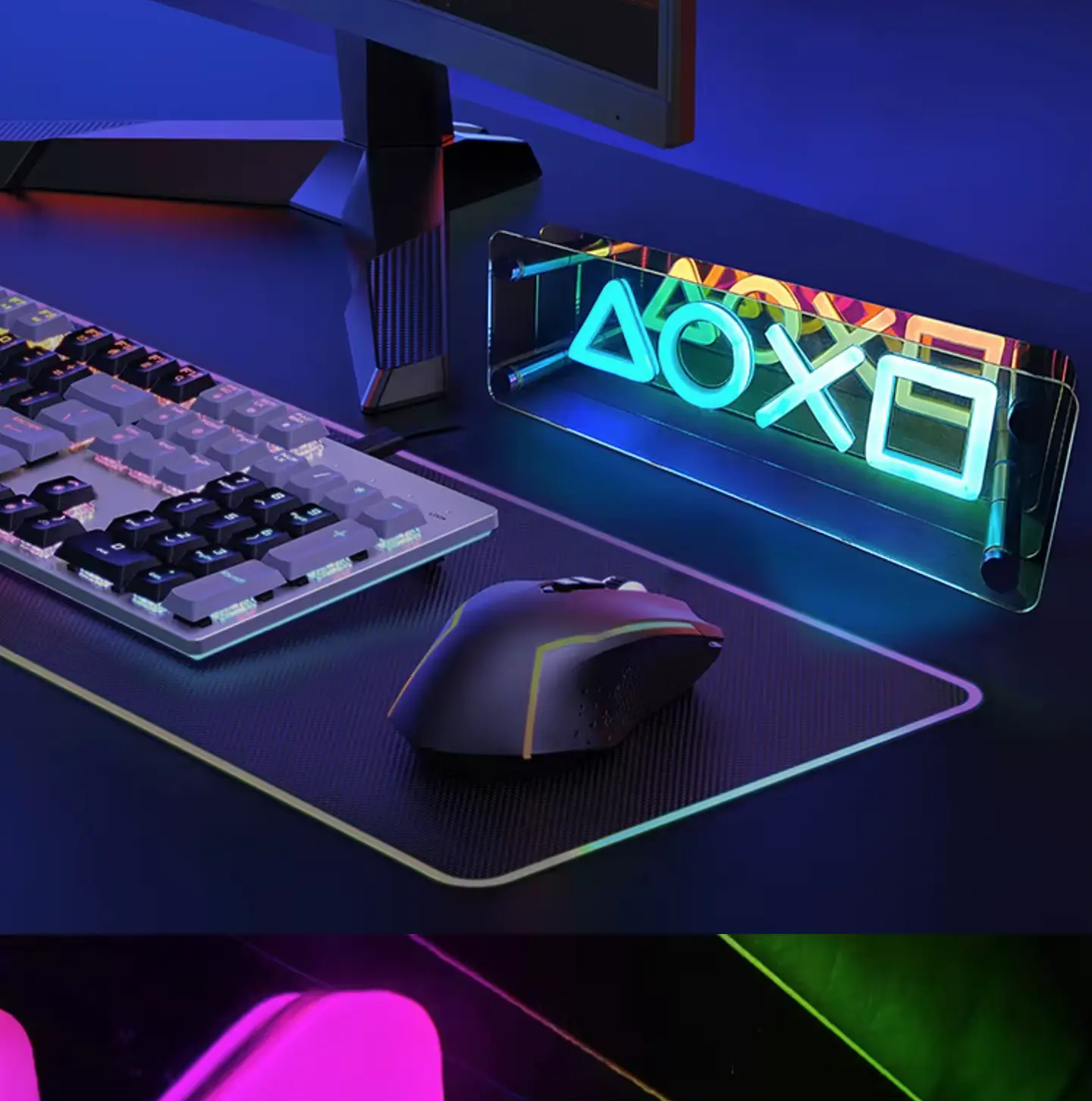 Luz led para decorar sala consola y gamer 3