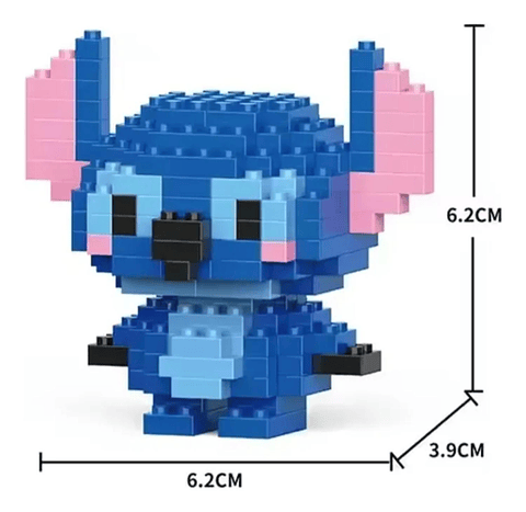 Juguete De Bloques De Construcción Armable Puzzle Stich 161 Stich Sin Caja
