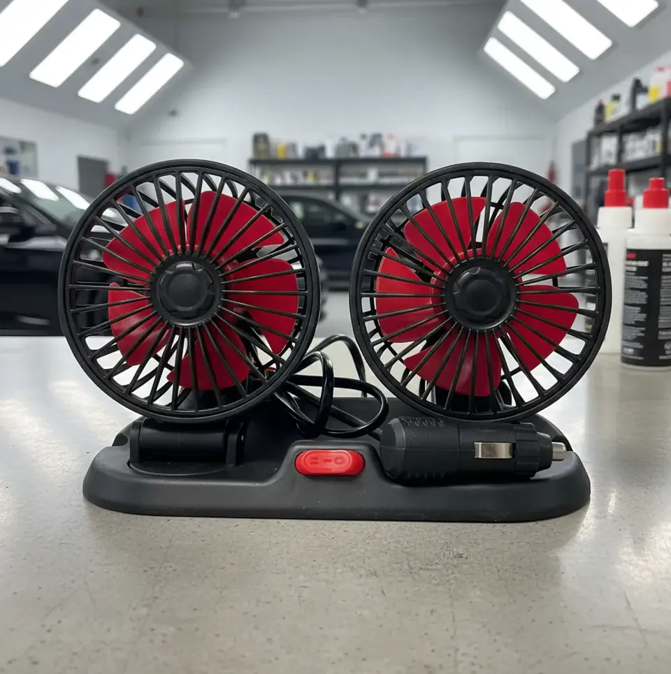 Ventilador Para Auto Ventilador Automovil doble 12v 3
