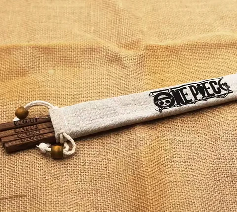 Palillos sushi ramen con estuche para one piece