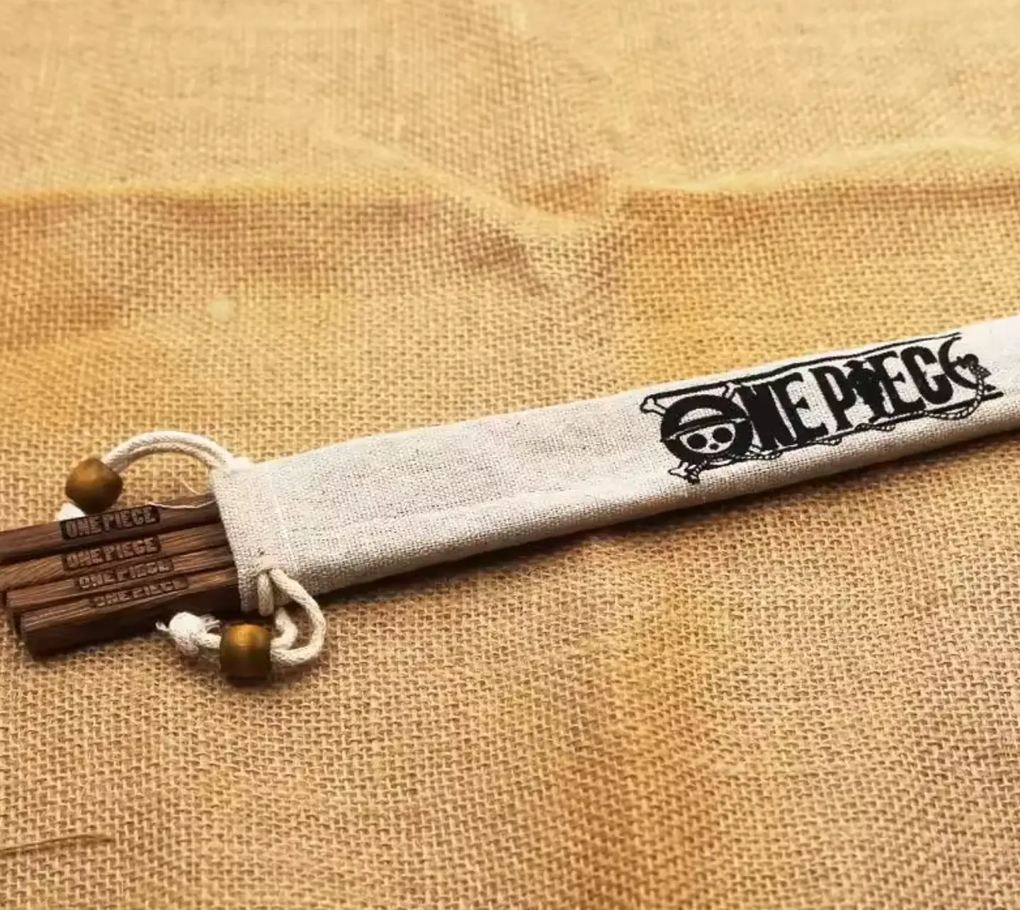 Palillos sushi ramen con estuche para one piece 2
