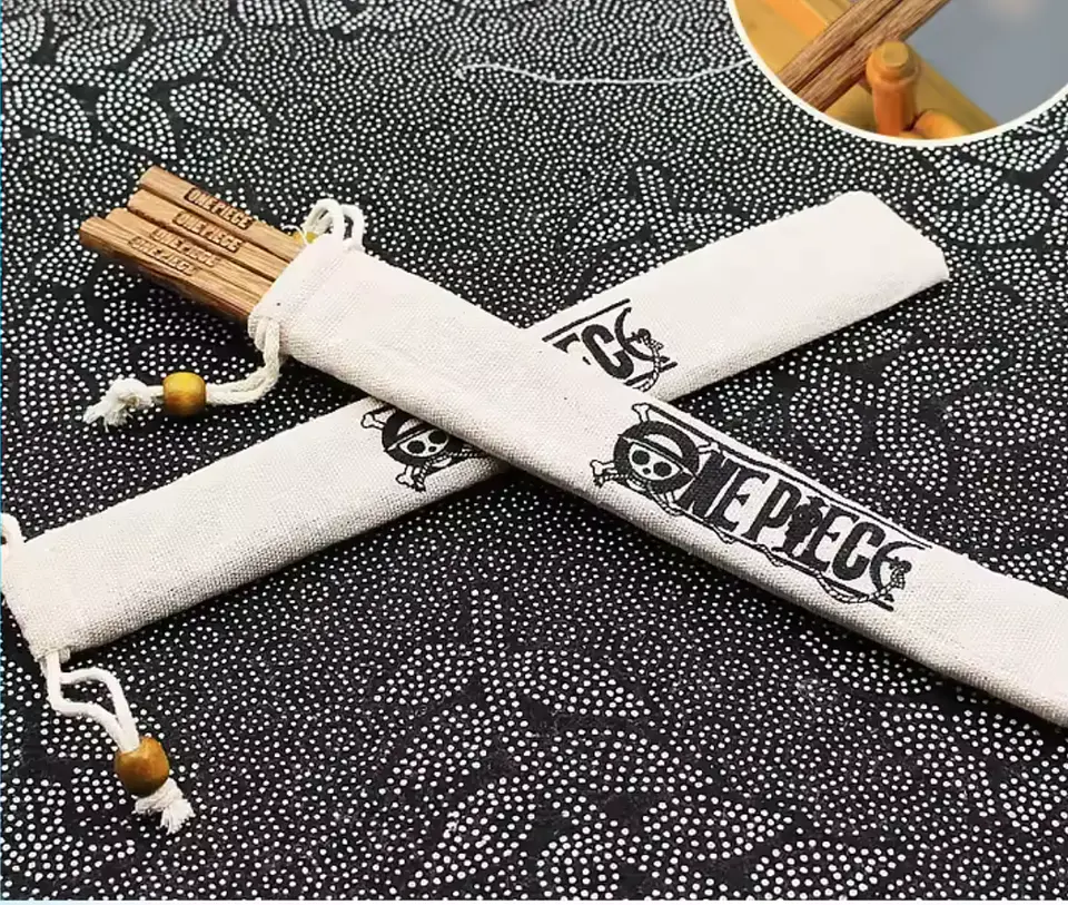 Palillos sushi ramen con estuche para one piece 5