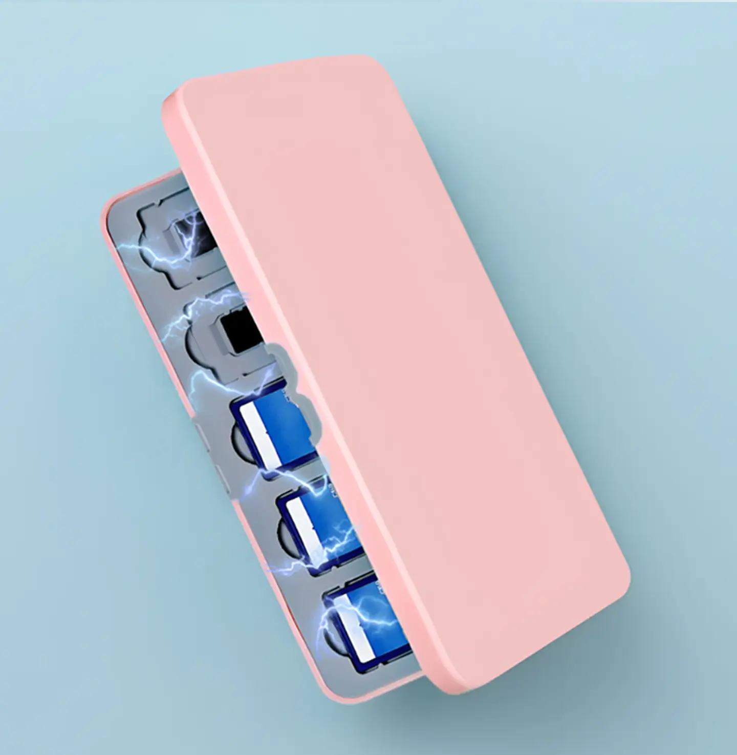 estuche bolso porta tarjeta sd 6