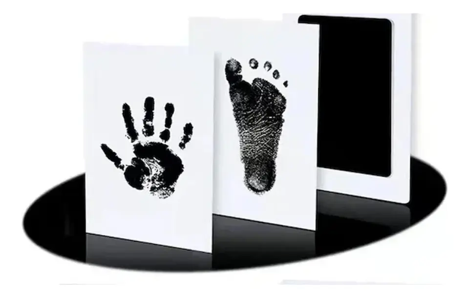 Kit Huellas Para El Recuerdo Bebes Y Mascotas Negro 1