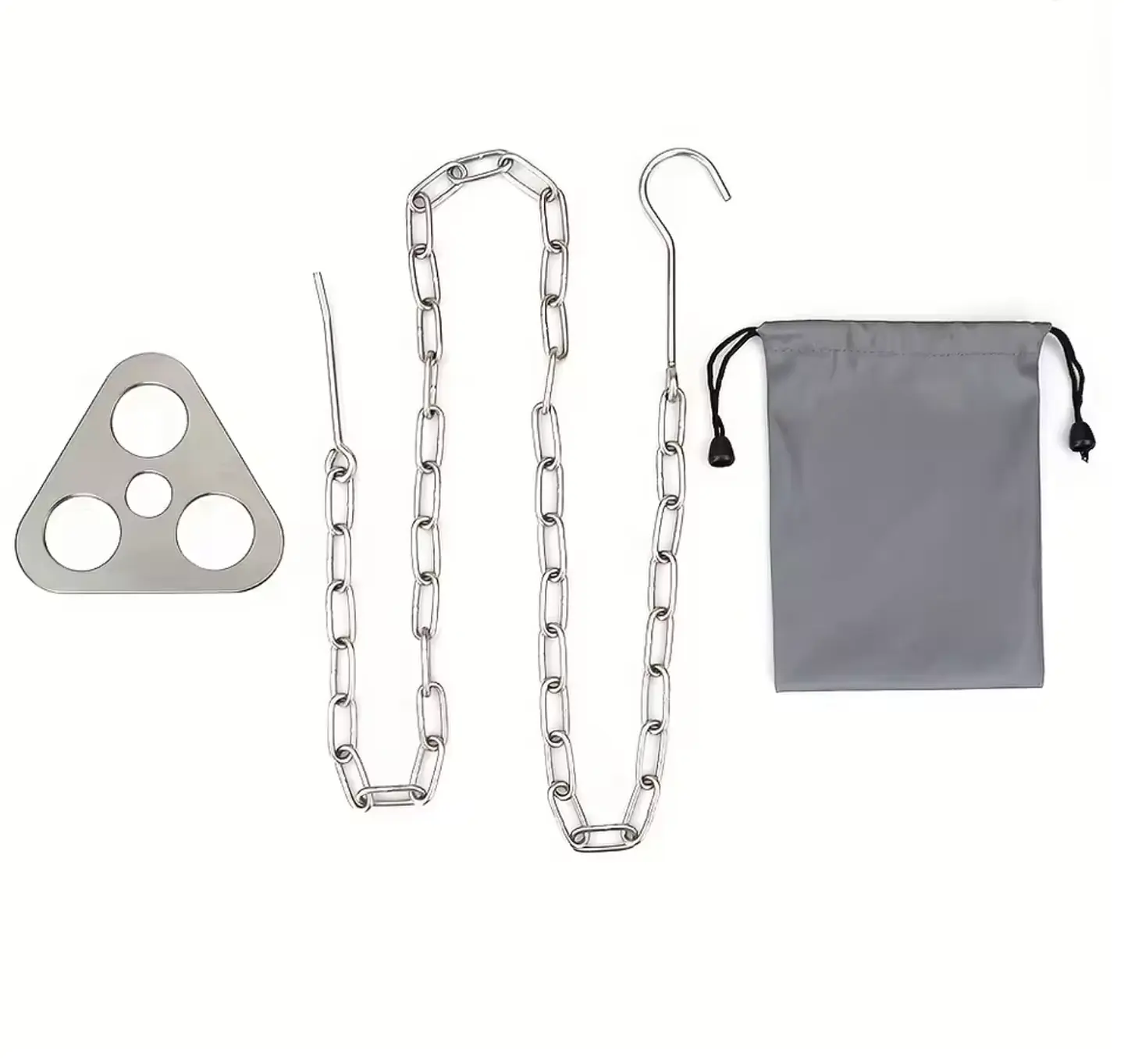 Accesorio Trípode Fogata Camping soporte Leña Y Cadena Cocina Outdoor Portátil 1
