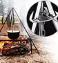 Accesorio Trípode Fogata Camping soporte Leña Y Cadena Cocina Outdoor Portátil - Miniatura 4