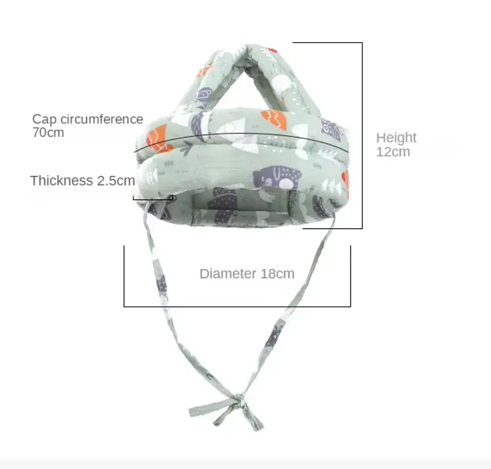 Casco gorro de Seguridad para Bebés Protector Anticolisión 2