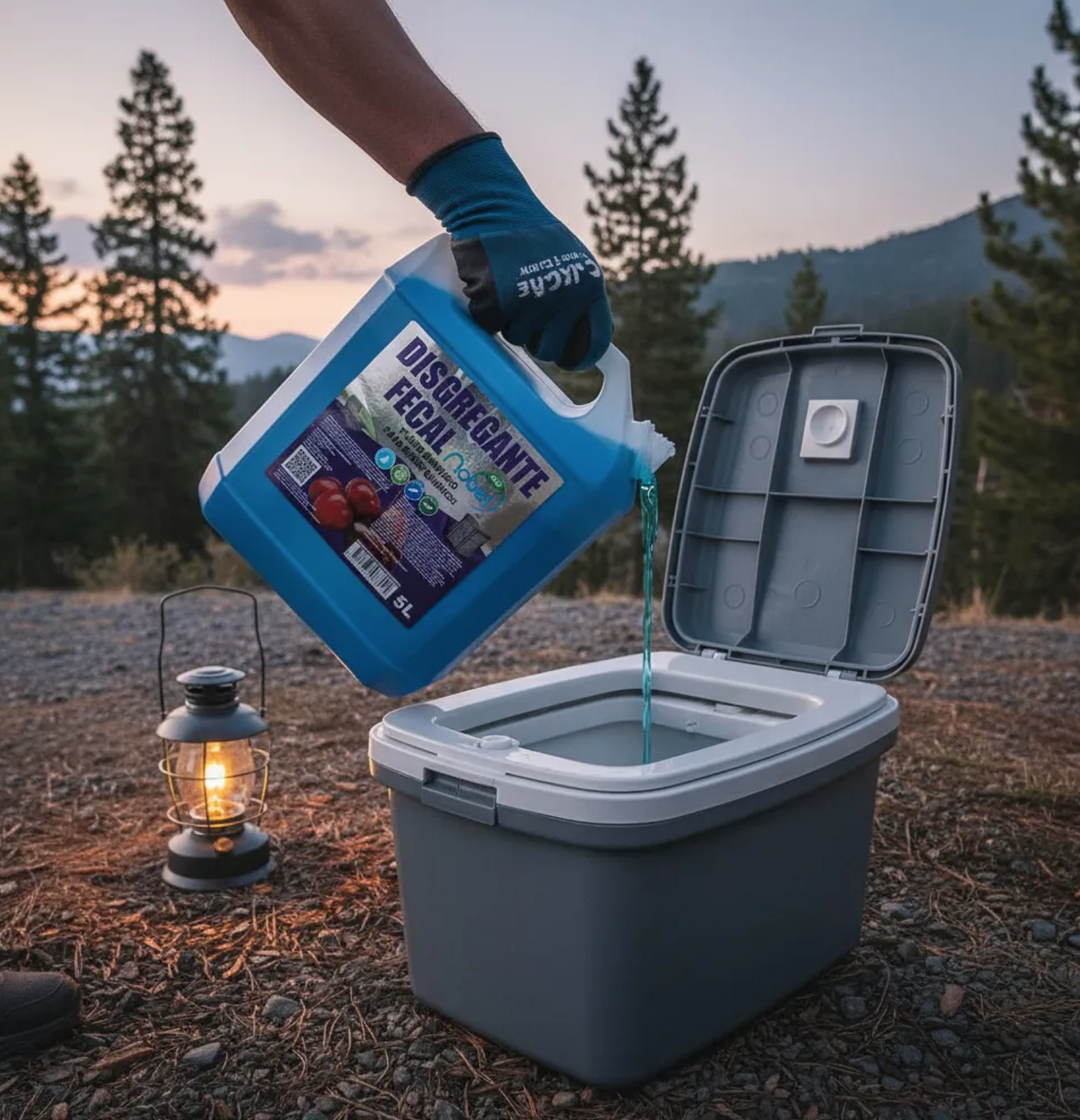 Disgregante Fecal Limpiador Para Baños Quimicos 5 Litros 3