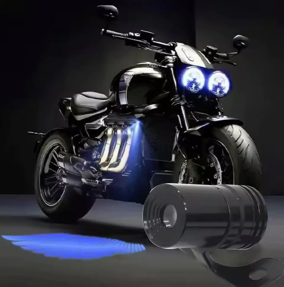 Par Proyeccion Led Motos Alas Camino Motocicleta 9