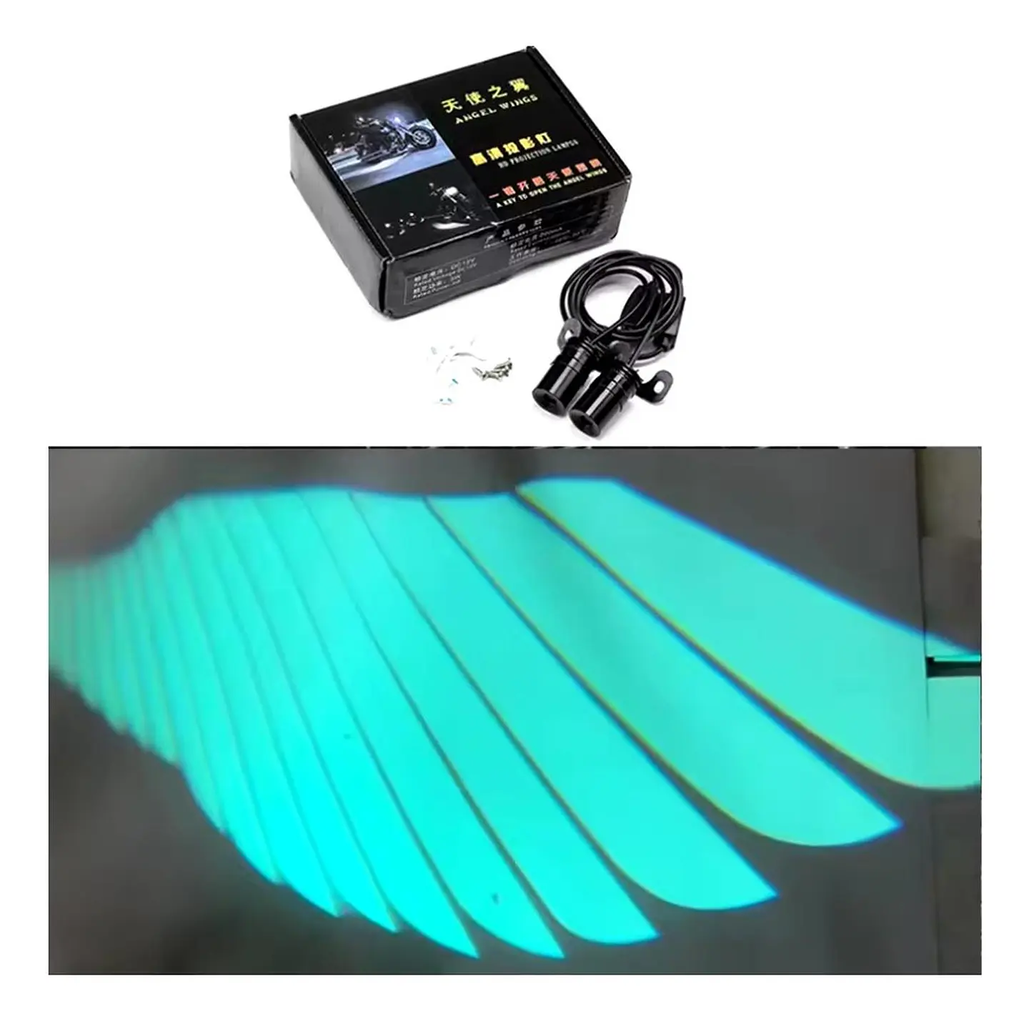 Par Proyeccion Led Motos Alas Camino Motocicleta 20