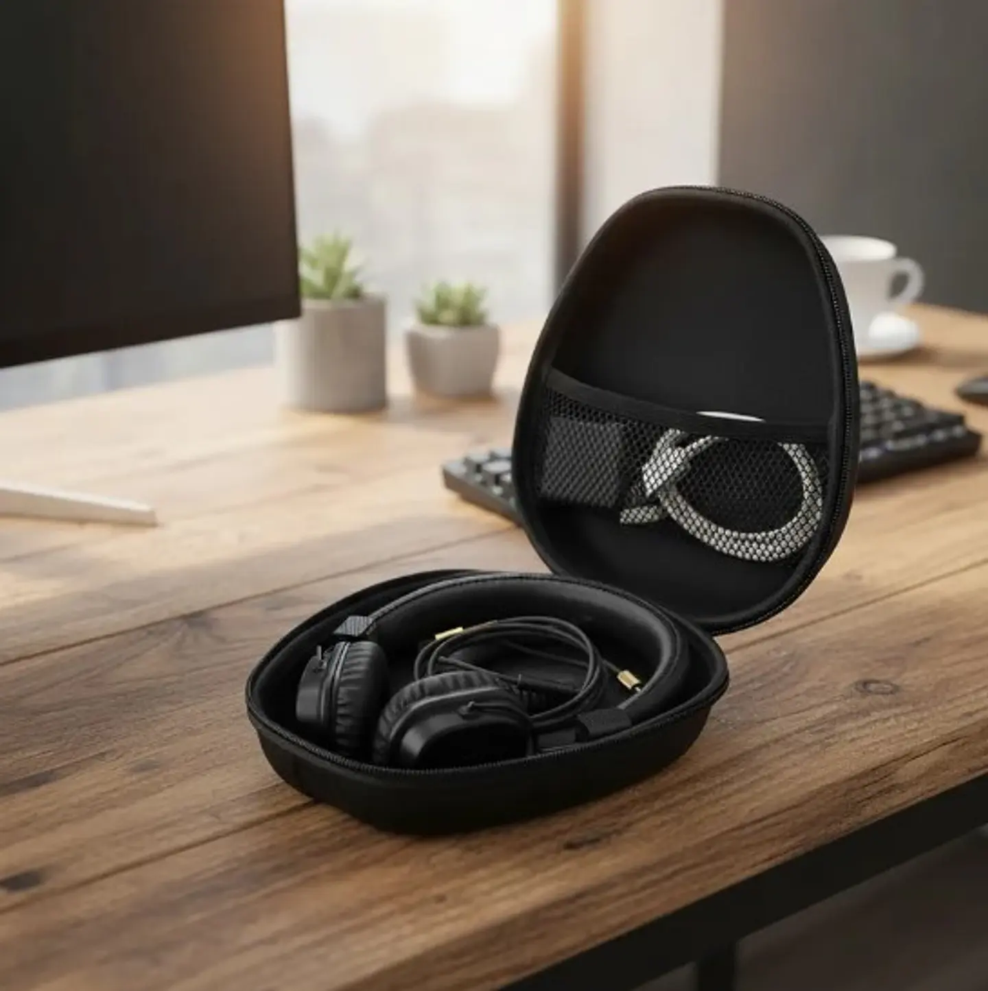 Estuche Duro 22,5 X 19cm Para Audifonos Sony Y Similares 5