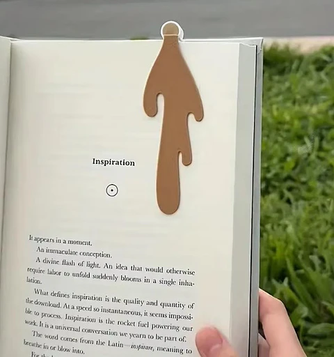 Marcador de libro para marcar la lectura