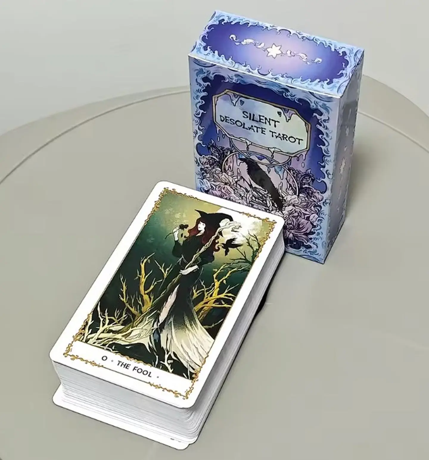 Tarot mazo Baraja de Tarot Desolate silenciosa 78 cartas 4