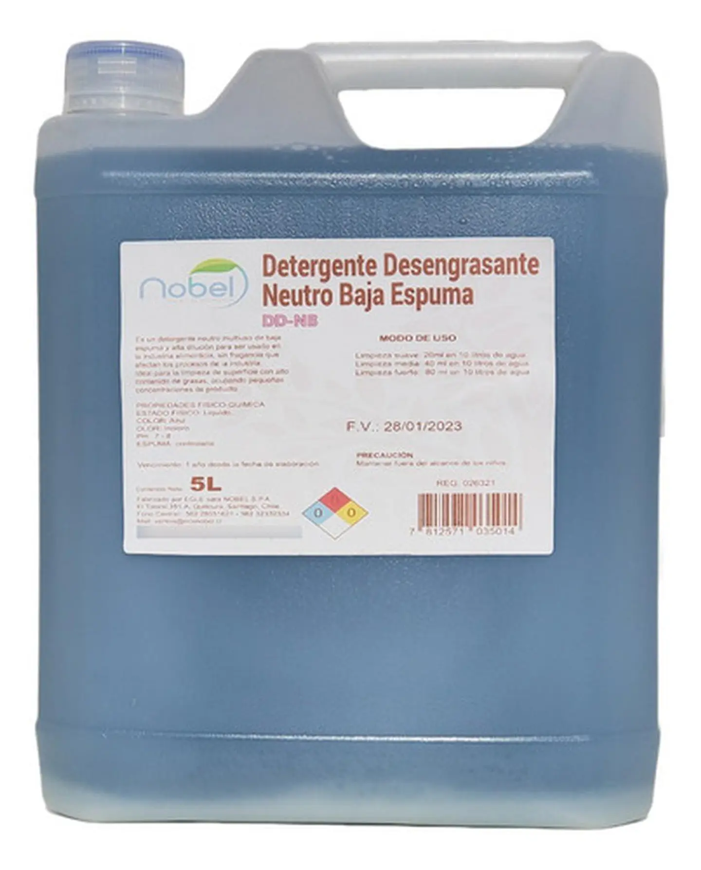 Detergente Neutro Limpiador Pasto Sintético 5 Litros 3