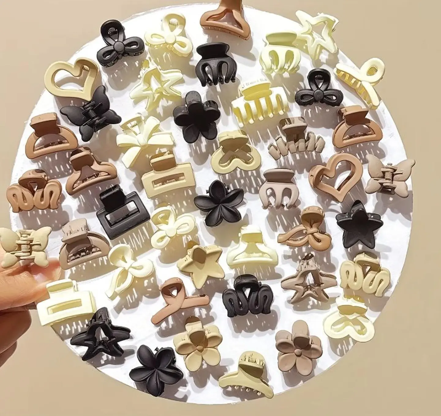 pack de pinche 30 unidades colores pasteles 3