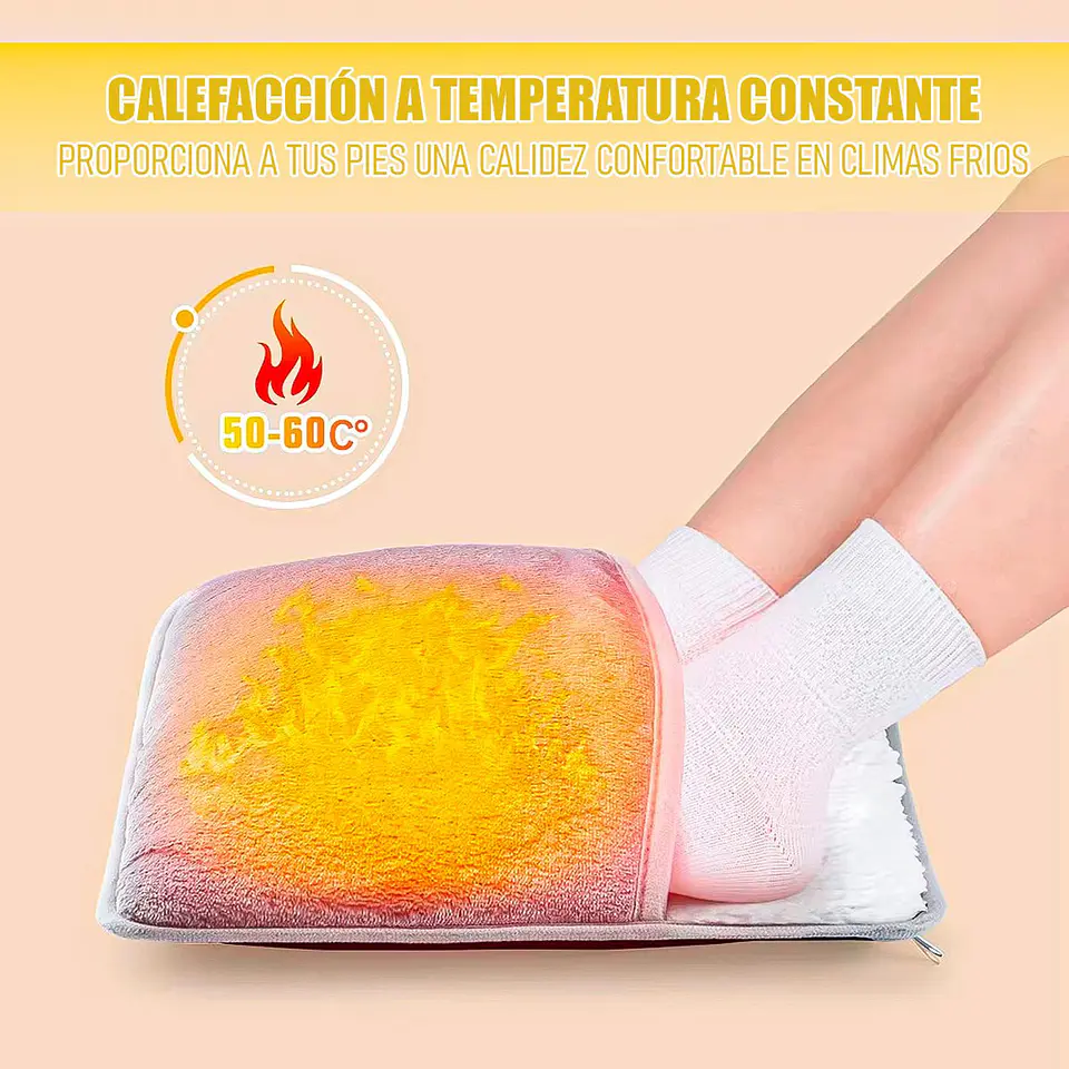 Calienta Pies Calentador De Pies Eléctrico Almohadilla Usb 5