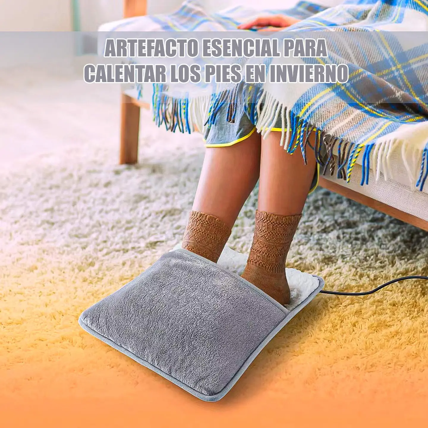Calienta Pies Calentador De Pies Eléctrico Almohadilla Usb 8