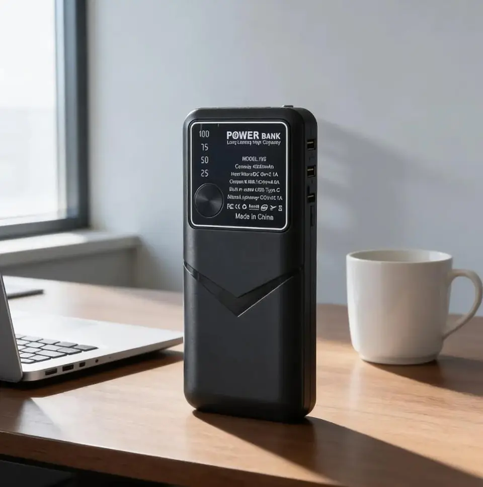 Powerbank 10000mah Carga Rapida Color Negro 3
