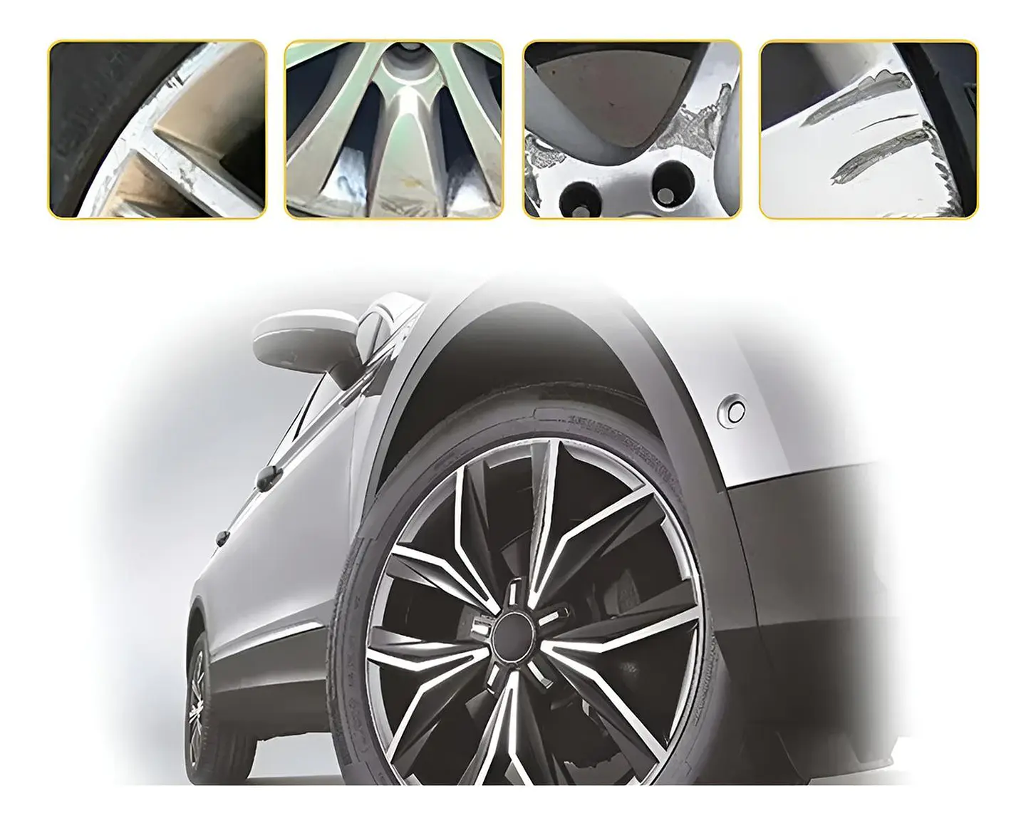 Kit Quitar Remover Rayones Raspones Llantas De Auto 3