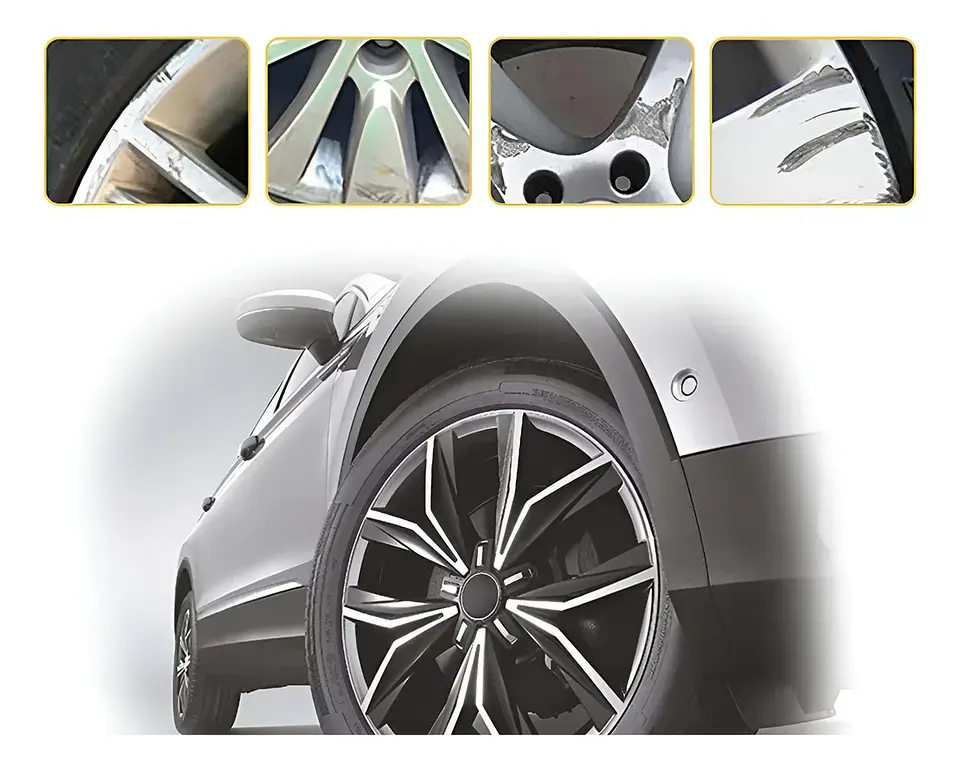 Kit Quitar Remover Rayones Raspones Llantas De Auto 3