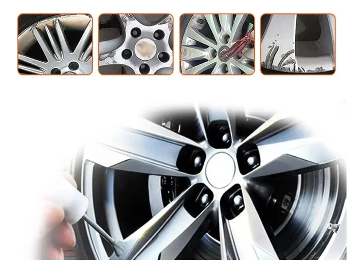 Kit Quitar Remover Rayones Raspones Llantas De Auto 5