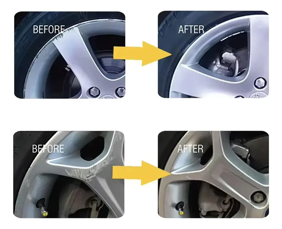Kit Quitar Remover Rayones Raspones Llantas De Auto 7