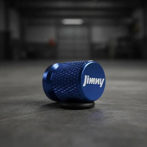 Tapa Metal Universal Neumaticos Suzuki Jimny Azul