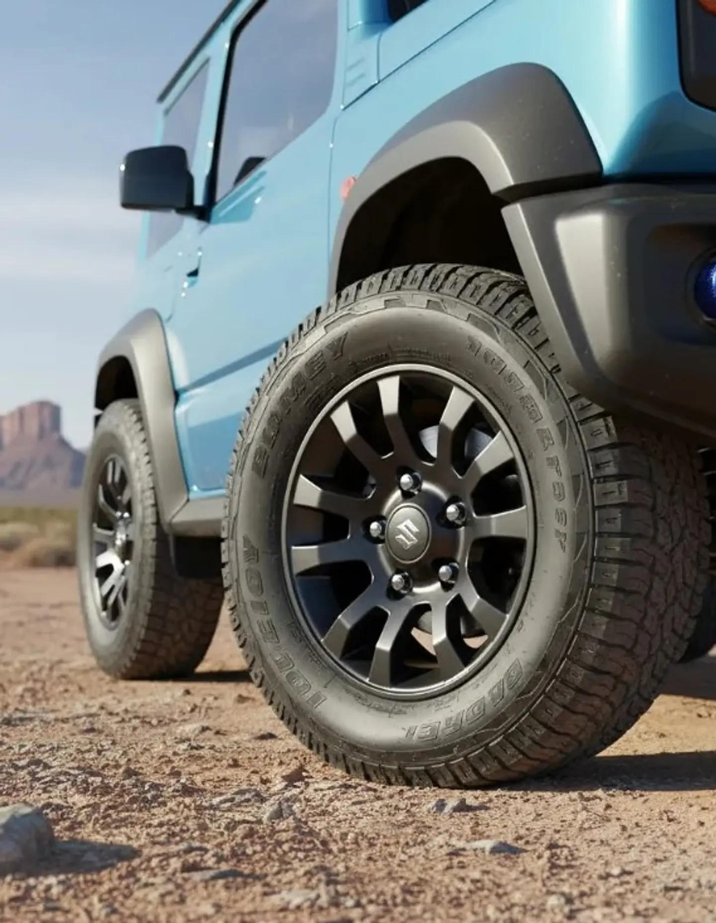 Tapa Metal Universal Neumaticos Suzuki Jimny Azul 3