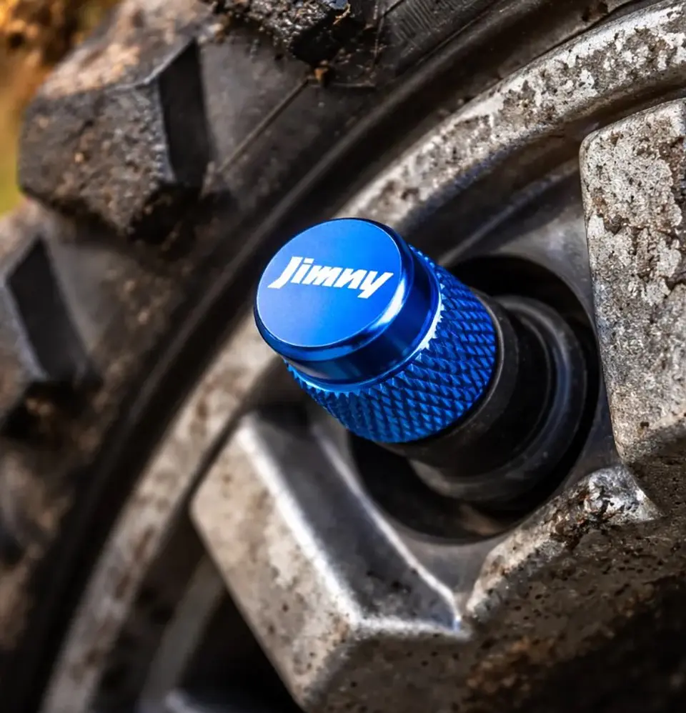 Tapa Metal Universal Neumaticos Suzuki Jimny Azul 4